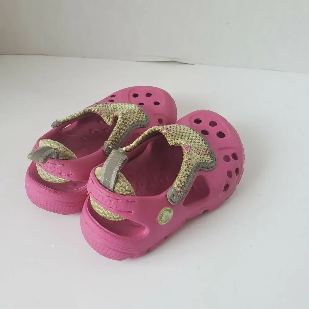 Crocs Baby Kids Slip On Clog Water Size C 8 Pink